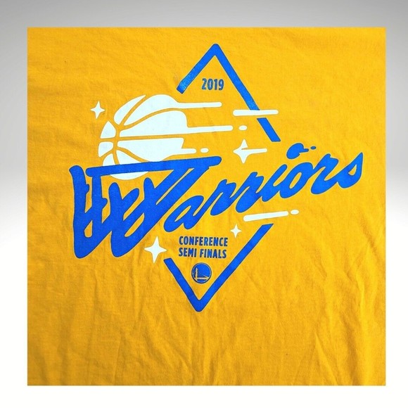 Golden State Warriors 2019 NBA Conference Semi-Finals/Round 2 XL Tee Shirt - Picture 4 of 6